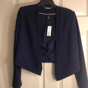 NWT Navy Blue Blazer Size 2